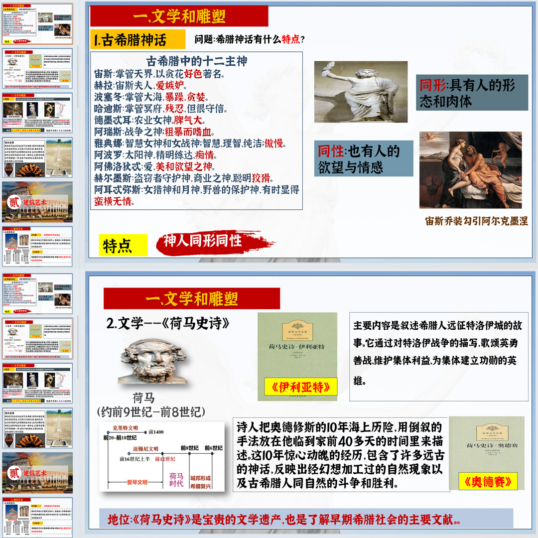 《希腊罗马古典文化》PPT课件13套初中九年级上历史第六课课件