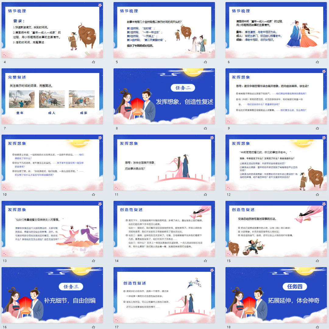 《牛郎织女（一）》PPT课件14套五年级上册语文第十课教学课件ppt