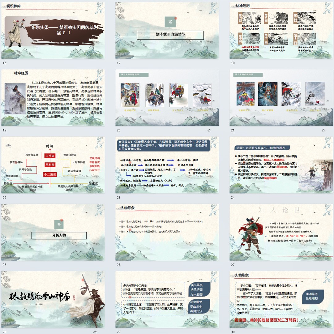 《林教头风雪山神庙》PPT课件公开课语文必修下册第13课精品课堂